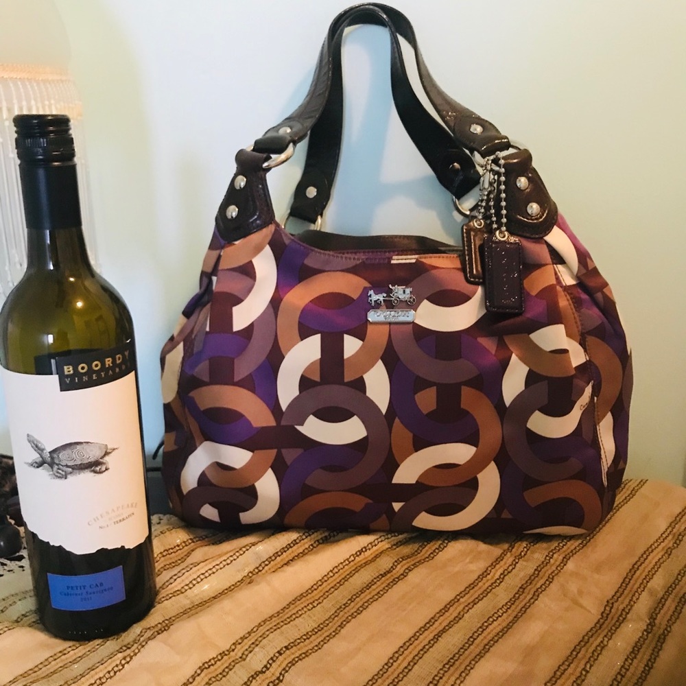Authentic Coach Maggie Scarf Bag